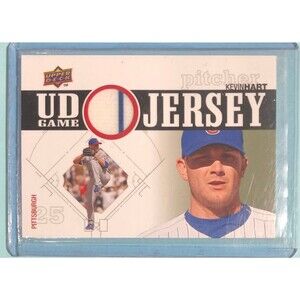 2010 Upper Deck Chicago Cubs  -Kevin Hart -GU Material card